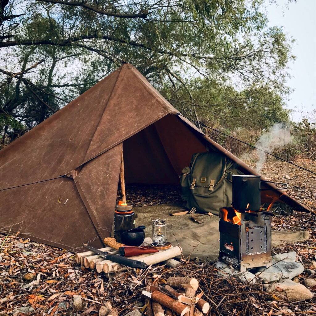 X Ft Bushcraft Spain Oilskin Tarp Bushcraft Spain