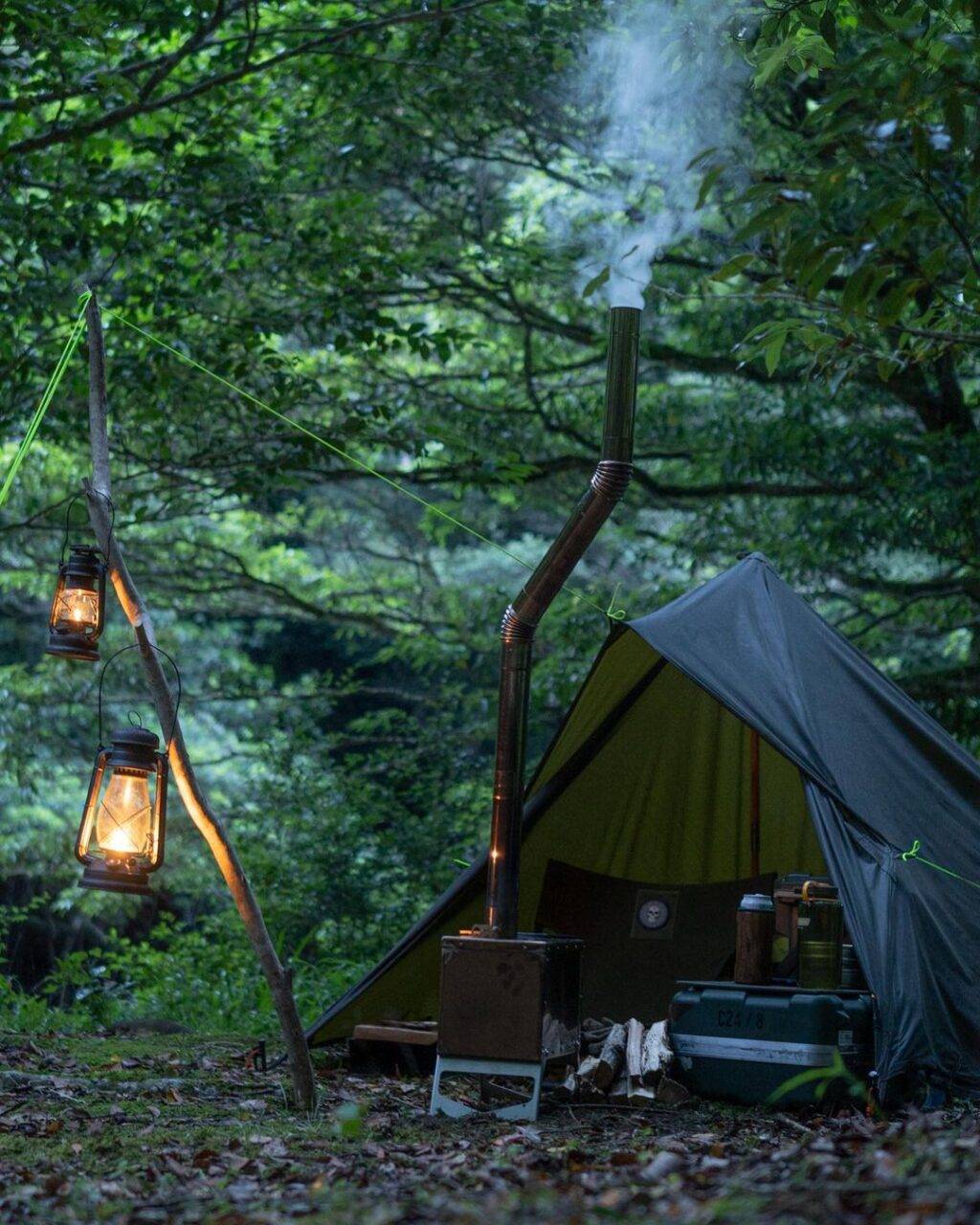 Camp Tarp Bushcraft Spain Waterproof Oilskin Tarp 10u2019 X