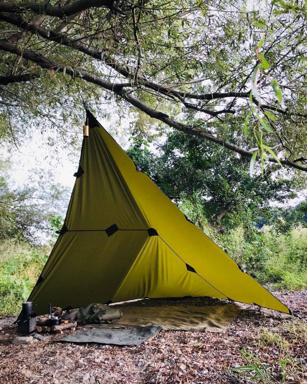 10x10ft Bushcraft Spain Oilskin Tarp - Bushcraft Spain