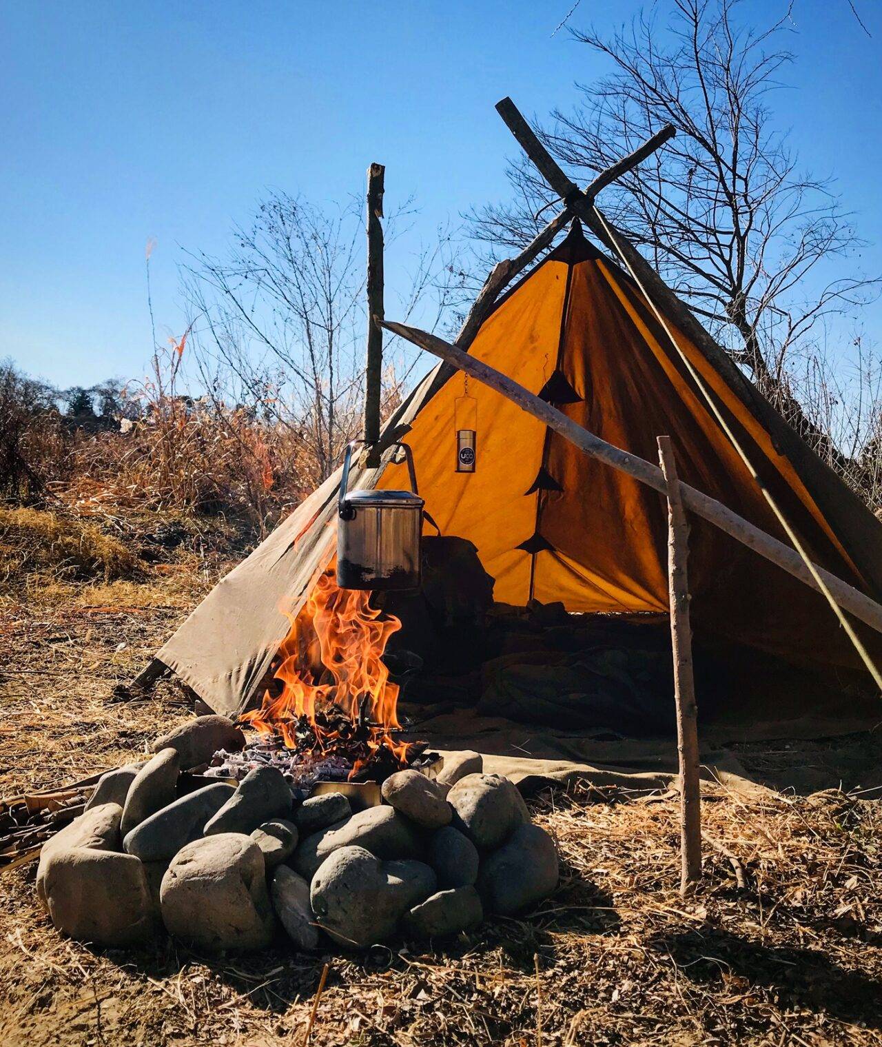 10x10ft Bushcraft Spain Oilskin Tarp Bushcraft Spain