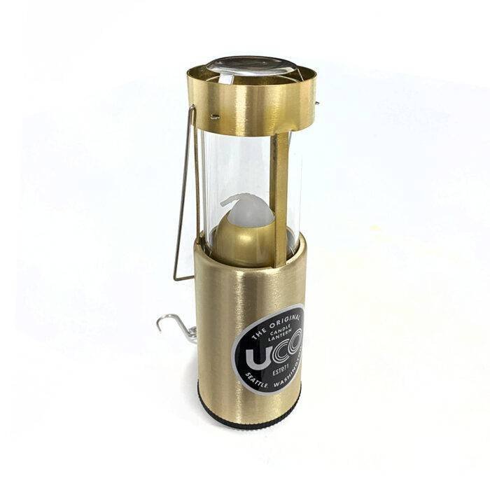 uco brass candle lantern