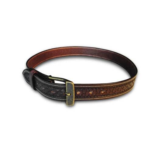 fish_scale_embossed_leather_belt