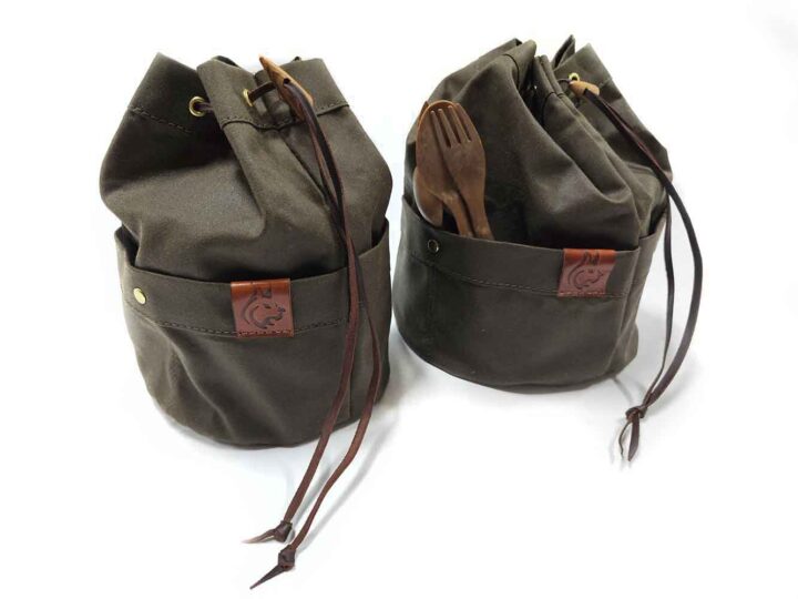 OILSKIN BUSHPOT BAG - Bushcraft Spain