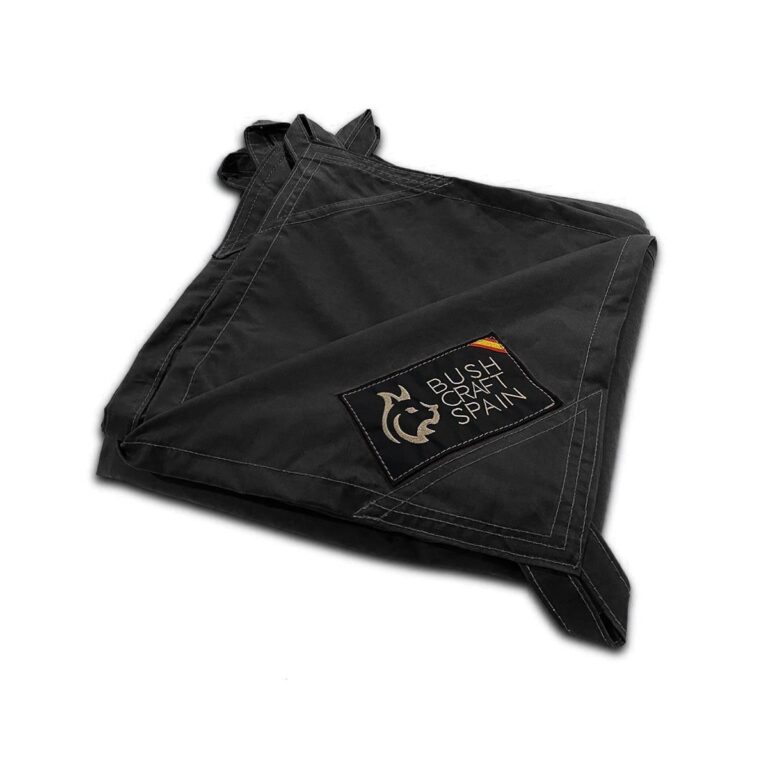 Limited Edition Midnight Black Oilskin Tarp Bushcraft Spain